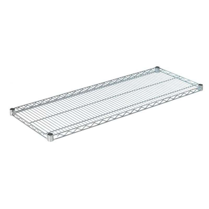 Commercial Grade Chromate Finish Wire Shelf, 18 x 48"